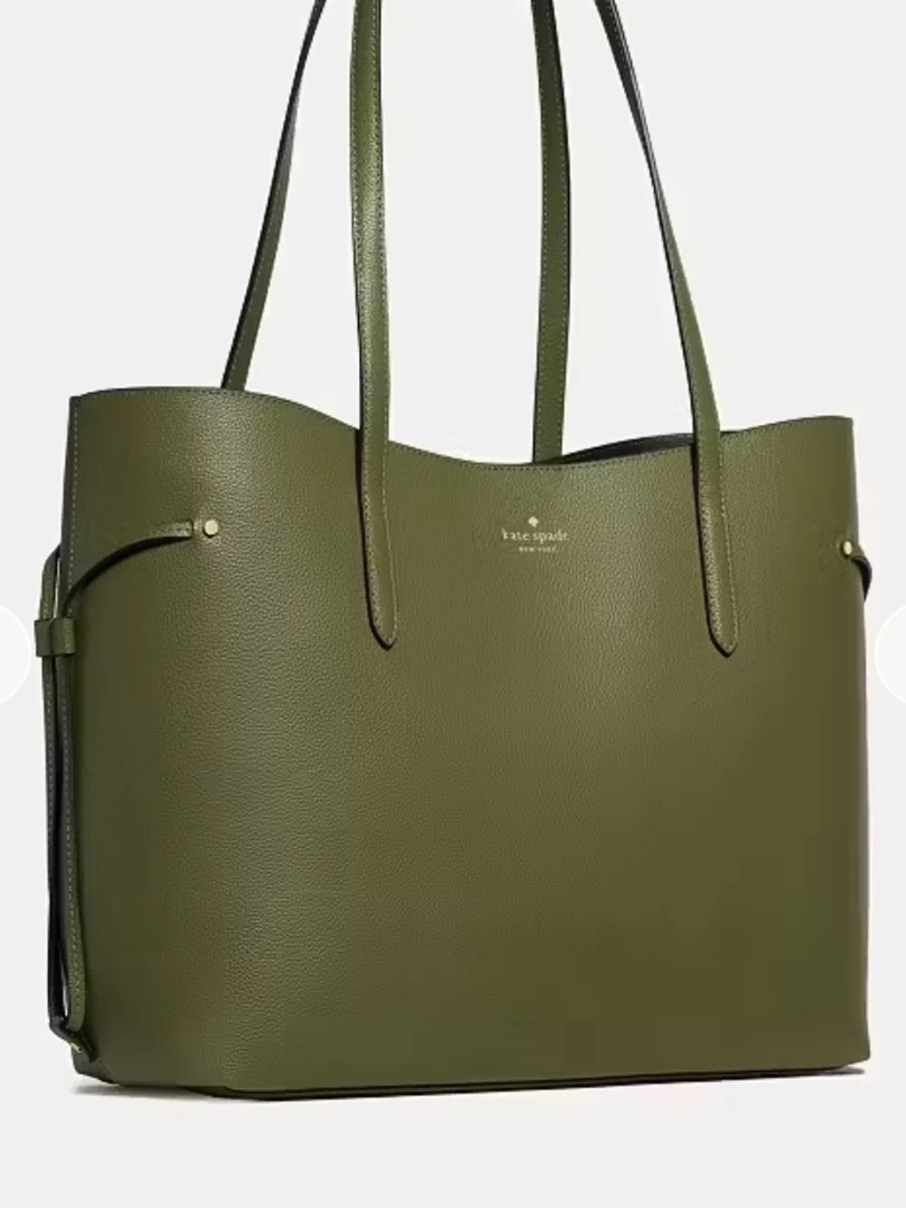 kate spade Cleo olive green leather tote